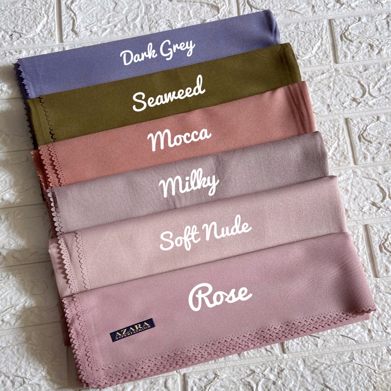 (FREE POUCH) JILBAB SEGIEMPAT BUCKLE SCARVES POLOS LC LABEL BESI SERAGAMAN