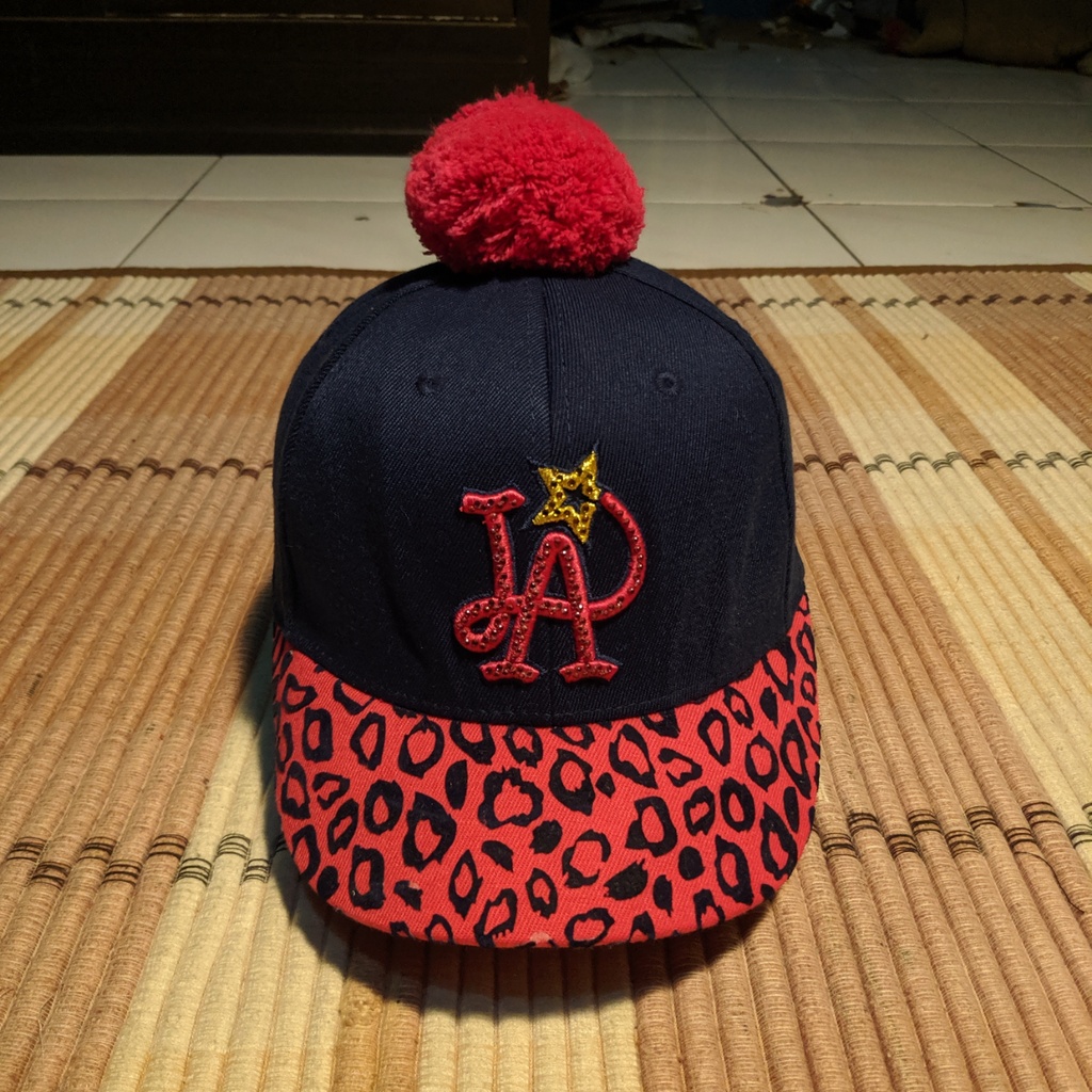 Topi MLB LA Los Angeles Dodgers Leopard Baseball Cap Original Second