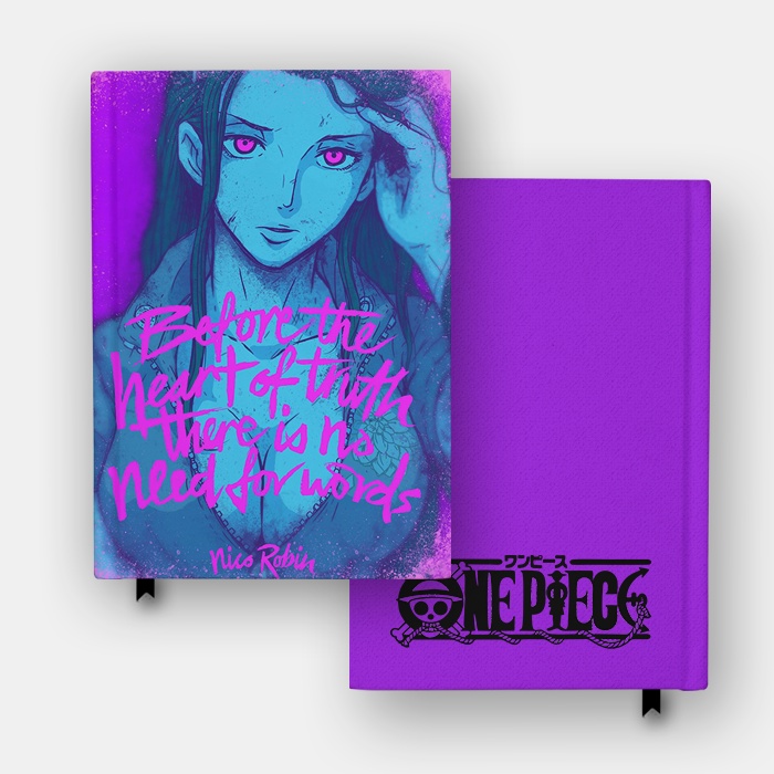 

Notebook Robin Truth One Piece Anime Cosplay Buku Tulis Hardcover Agenda Jurnal Diary Custom