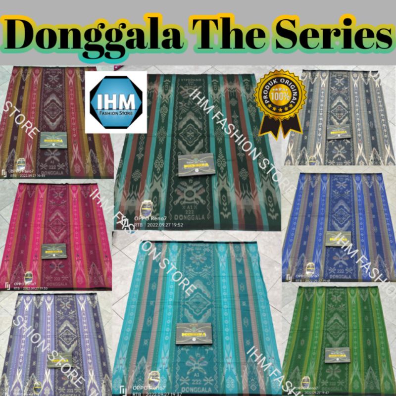 SARUNG DONGGALA THE SERIES KATUN ASLI HABIB ABDILLAH MOTIF TORAJA
