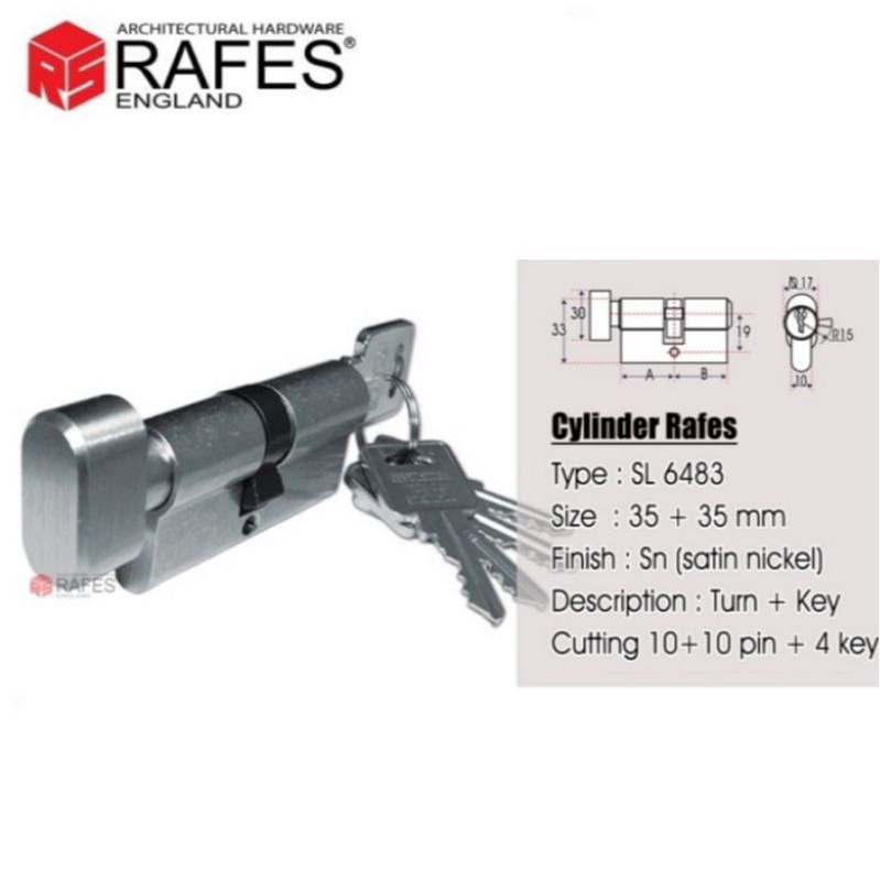 silinder kunci Rafes SL 6483