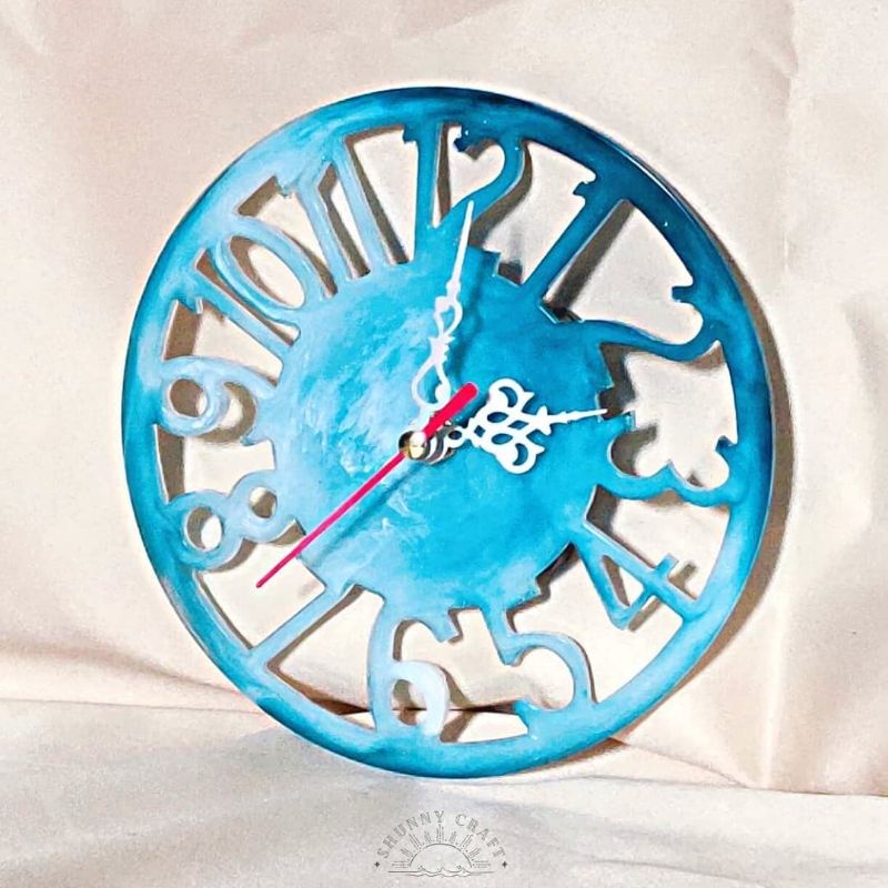 Jam Dinding Hollow Epoxy Resin Custom