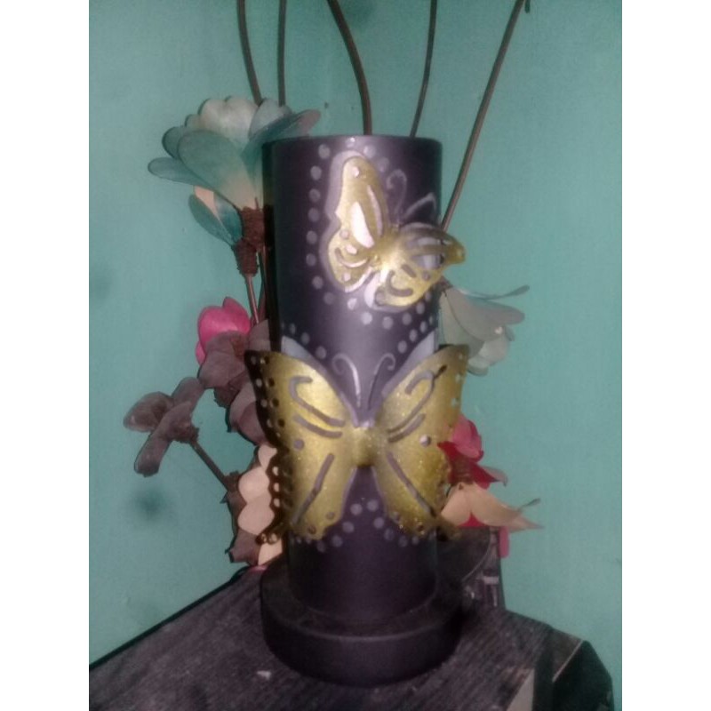 lampu hias 3d model kupu kkupu