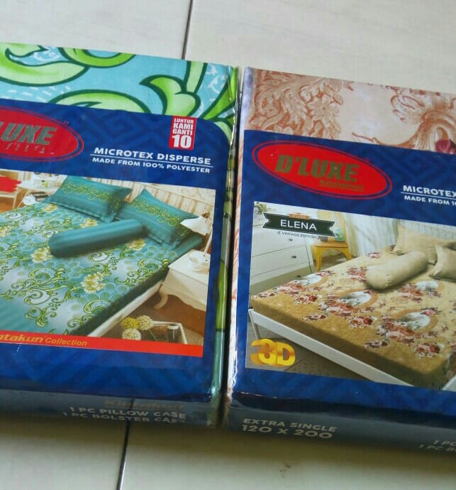 Sprei Kintakun Dluxe Ukuran 120 X 200 Cm