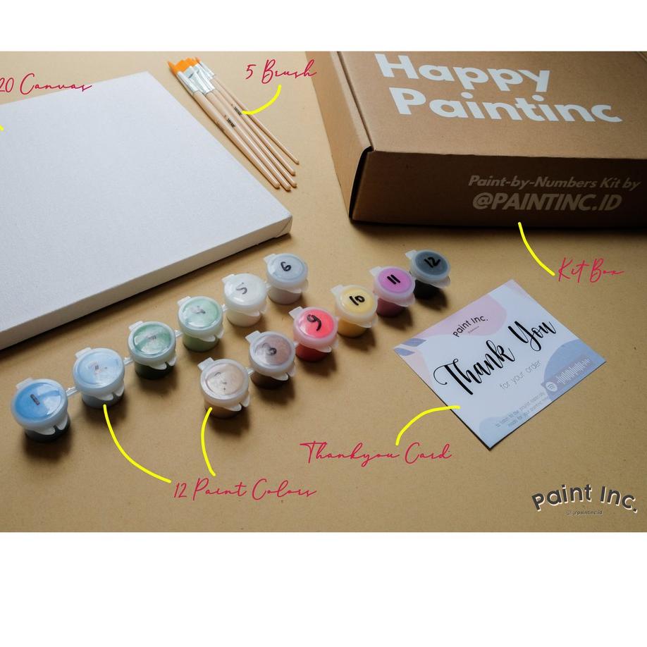 

SALE!!Painting Kit Polos | Paint Kit | Paint Inc. ID | Set Alat Lukis | Basic Painting Kit|KD8