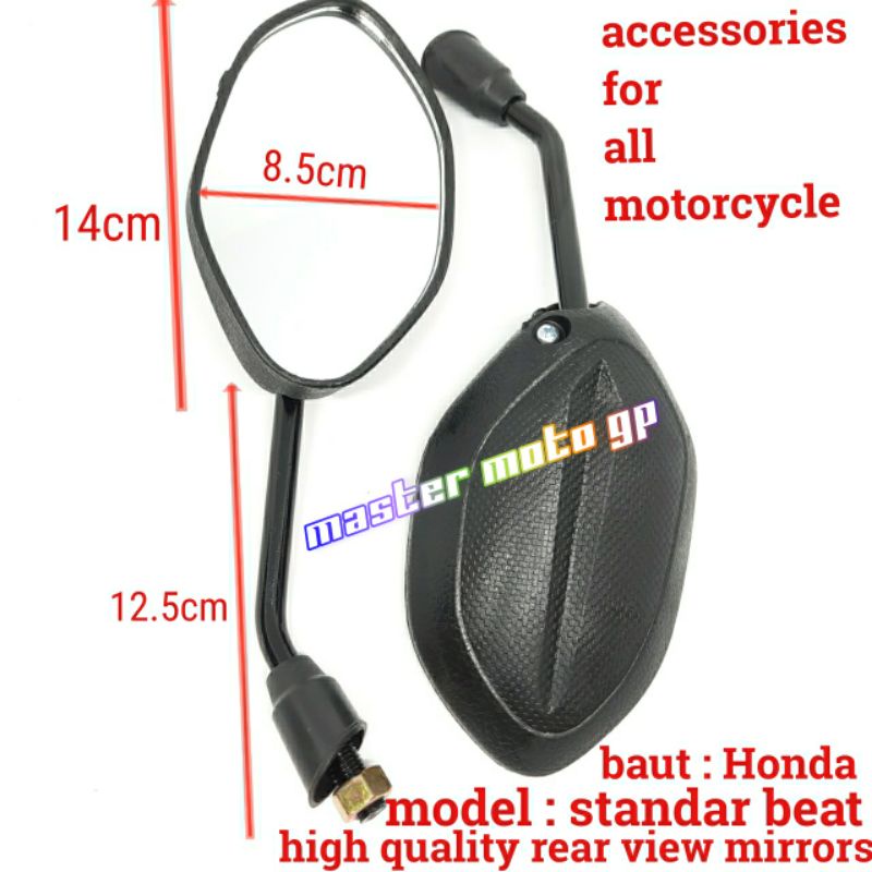 Spion standar beat Exclusive Spion model Honda beat beat carbu beat fi beat injeksi vario scoopy xride supra jupiter kharisma revo blade grand