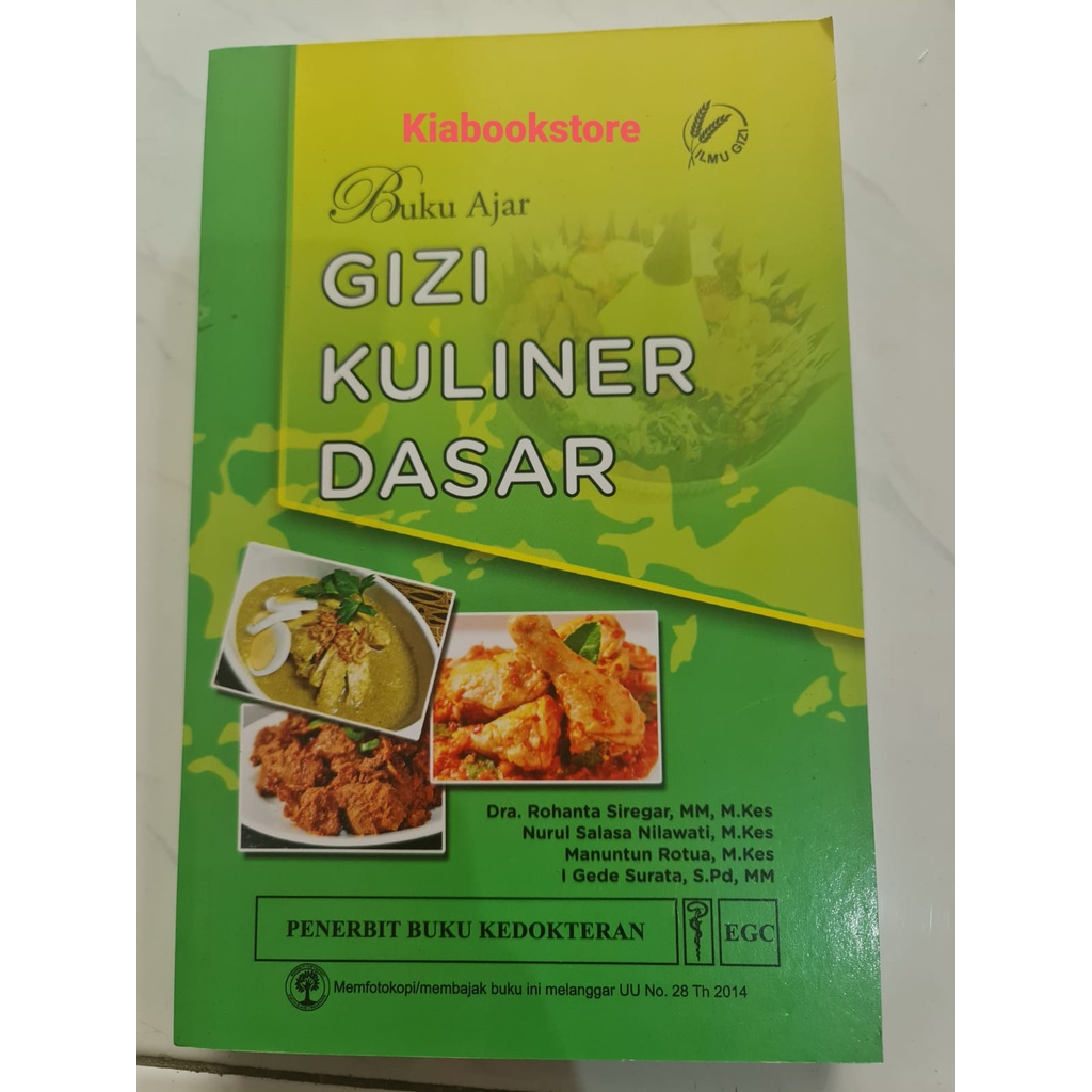 Buku Ajar Gizi Kuliner Dasar