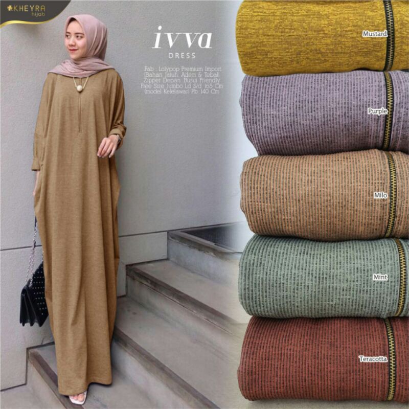 Ivva Dress By Kheyra || Gamis