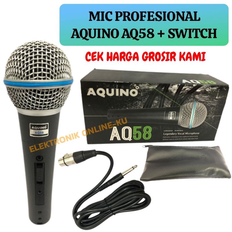 MIC PROFESIONAL AQUINO AQ58 + SWITCH