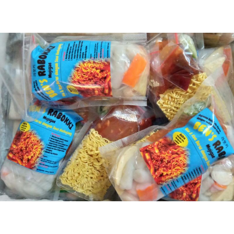 Jual Rabokki Mujigae Mie Topokki Saos Gochujang Indonesia Shopee