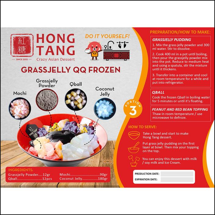 

Hong Tang Frozen DIY - Grass Jelly QQ