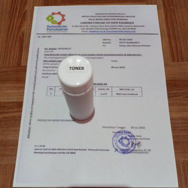 TONER HN 60 ML / TONER HN BESAR