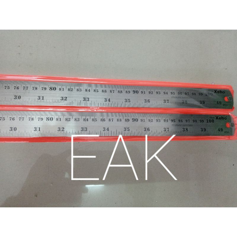 

PENGGARIS PANJANG BESI 100 CM 40 INCH SKLAS KENKO STAINLES STEEL RULER EAK