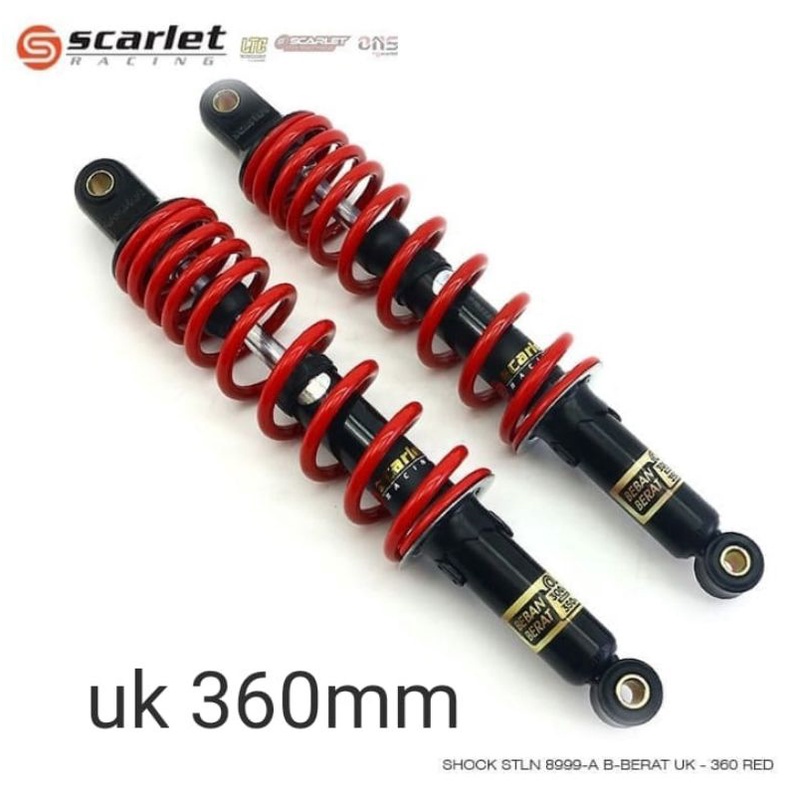 SHOCKBREAKER SHOCK SOCK BELAKANG BUAT MOTOR HONDA/SUZUKI UK 360MM SUPRA X/KHARISMA/BLADE/REVO/SUPRA 