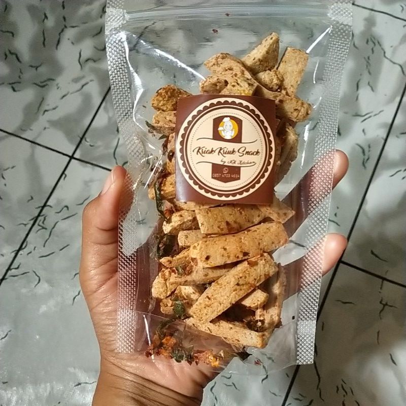 

KRIAK KRIUK SNACK Basreng pedas daun jeruk 60gram