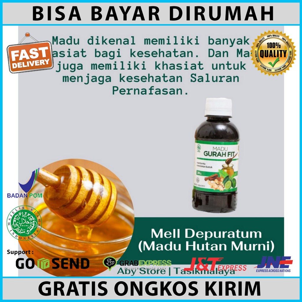 

obat asma ampuh / Madu Gurahfit Obat Herbal Sakit Tenggorokan Sesak Nafas Sinusitis Asma TBC/alby_