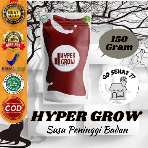 

HYPER GROW SUSU – Peninggi Badan Terlaris / susu penambah tinggi badan / penambah tinggi badan cepat