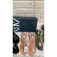 SANDAL WANITA | ZARA  VYNIL SLIDE ORI PREMIUM IMPORT