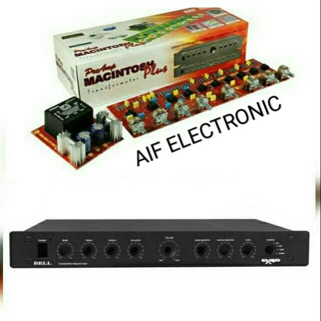 Box dan Kit Pre Amplifier Parametrik MACINTOSH plus C-40