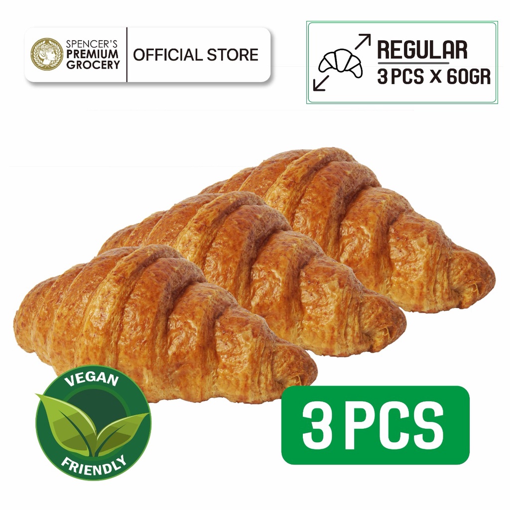 Vegan Croissant - Plain (3pcs)