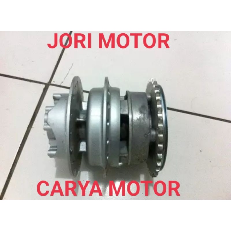 promo jual tromol teromol dan nap gir gear belakang honda Supra x 125 asli ori copotan motor pnp Bla