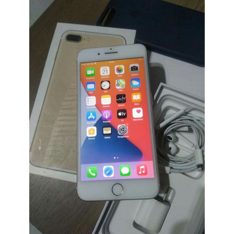 Jual HP Handphone iPhone 7 Plus 256gb Fullset Seken Second Bekas Berkualitas