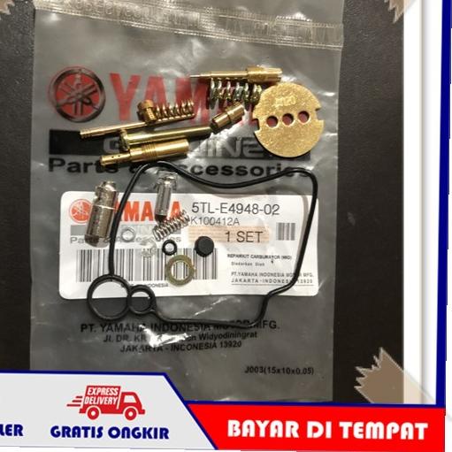 ダ ORIGINAL YGP Repair Kit Karburator Yamaha Mio Karbu Sporty Soul Fino Parkit Karbu Lama Old 5TL ORI Terbaik