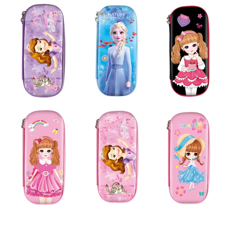 tempat pensil anak-anak kotak pensil import hardcase