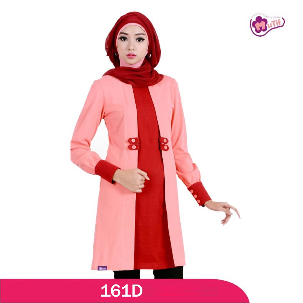 Baju Muslim Mutif - Baju Tunik - Busana Muslim Wanita