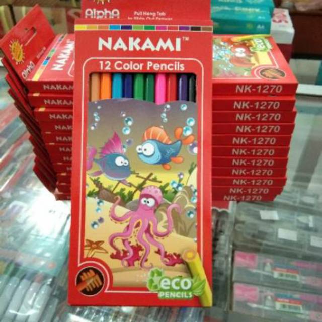 

Pensil Warna Nakami 12 Warna Panjang Ekonomis