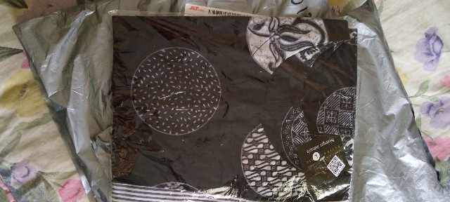 Batik Tunik Shibori Jumputan Terbaru Size M-xl/ Hrb026 Yelbor Navbor / Biru Putih / Original Bel