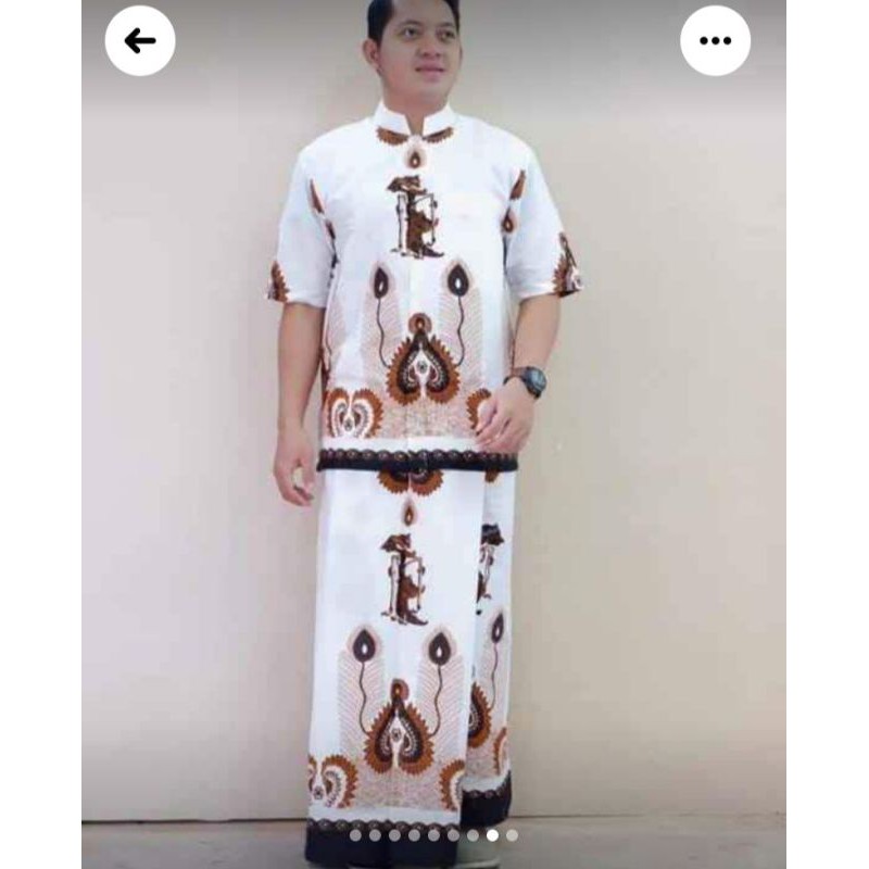 baju Koko setelan sarung