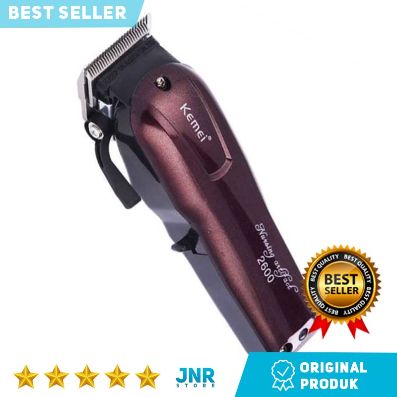 [100% ORIGINAL] Kemei Alat Cukur Elektrik Hair Trimmer Shaver - KM-2600 Alat Cukur