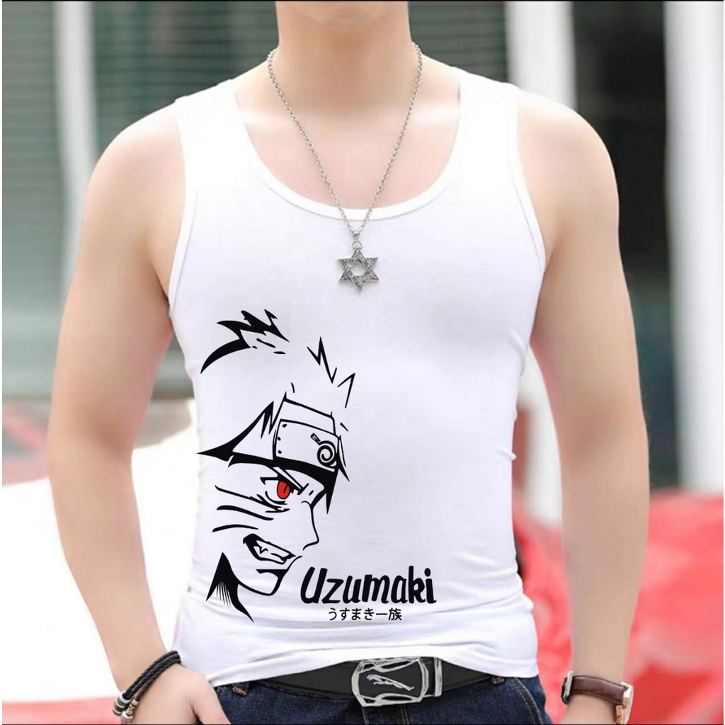 MUKZHOP - Singlet UZUMAKI / singlet motif / singlet gambar / singlet cowok