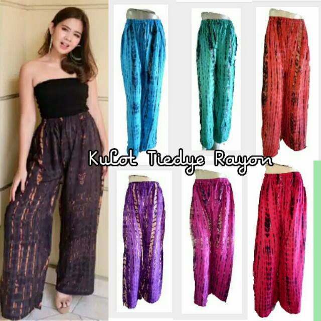 Kulot Bali Tiedye Rayon