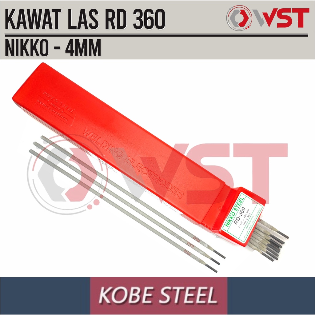 Kawat Las Baja Nikko Steel RD-360 4mm / RD 360 AWS A5.1 E7016