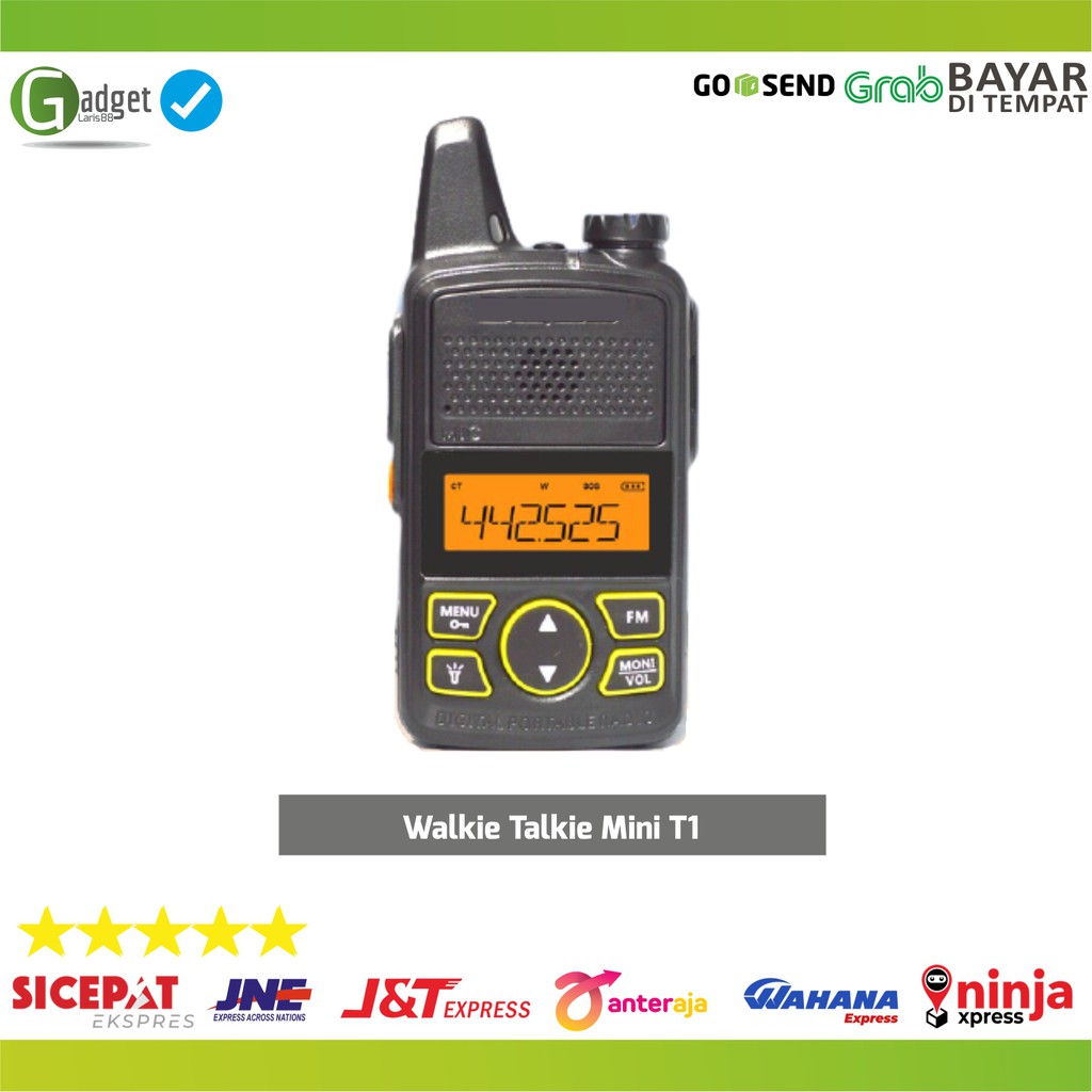 Radio Komunikasi 2 Arah HT Walkie Talkie Handy Talky BF T1 BFT1 Mini Kecil Saku Mungil Portable