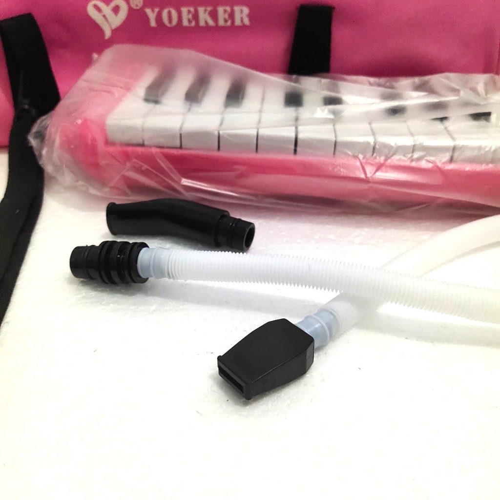 pianica/pianika alat musik tiup  pink yoeker