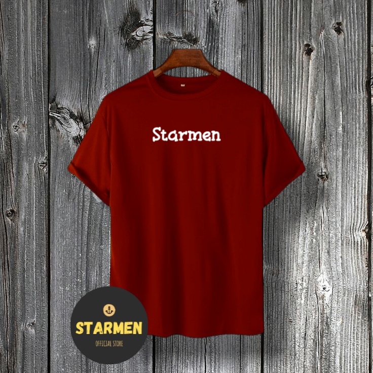 Kaos Distro UniSex STARMEN Katun Combed 30s/ sablon polyflex/polyflex premium / Pakaian Pria Wanita Atasan Cowok Cewek /kaos kekinian/ kaos viral/ tshirt tumbrl tee basic/ Kaos kata kata / kaus / kaus oblong oversize kaos murah best seller ready