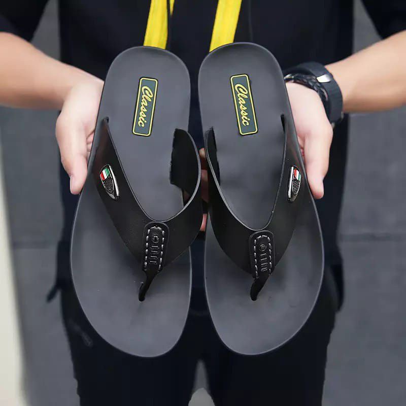 Sandal Clasik Pria Import/Sendal Japit Pria Terbaru Sandal Keren Sendal klasik