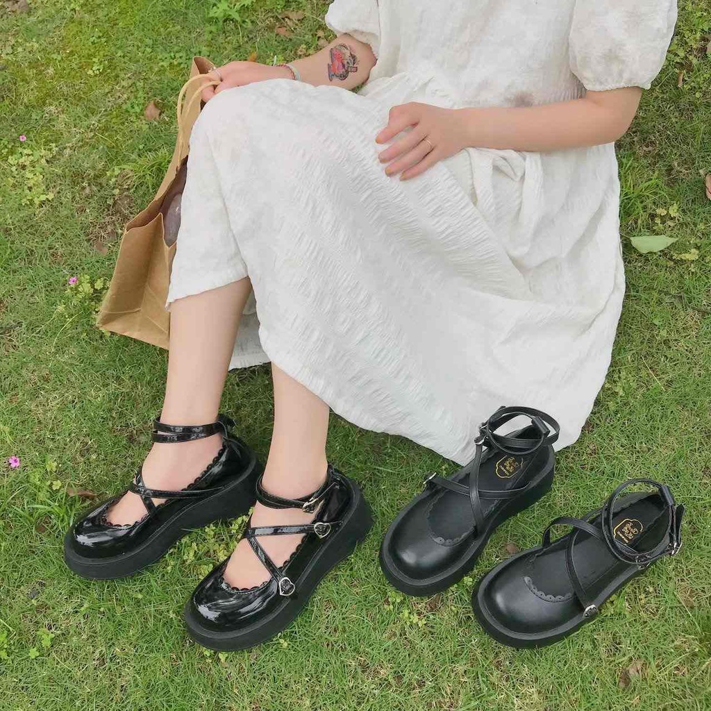 Sepatu Melissa Lolita adalah bubble buah asli Jepang Sayang Lolita gadis lembut JK sepatu kulit keci