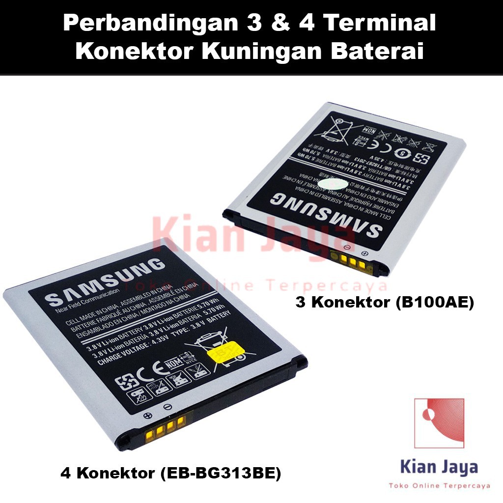 Baterai G313 V G313Hz Ace 3 S7270 S7275 S7272 Ace 4 2014 B100AE EB-BG313BBE Original OEM Batrai Batre Battery Hp Ori