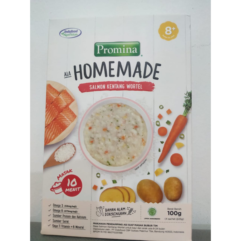 Bubur Bayi Promina Ala Homemade Makanan Instan Bayi Promina Shopee Indonesia