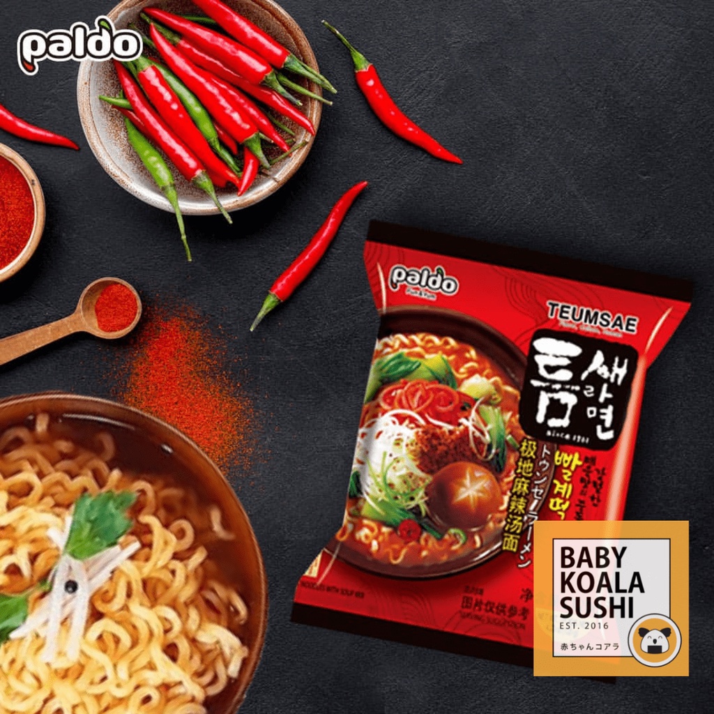 PALDO Teumsae Ramyun 120 g | Mie Instan Korea Pedass