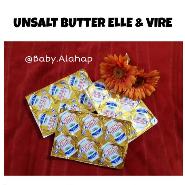 

Unsalt Butter Elle & Vire (10pcs) FREE TOPLES