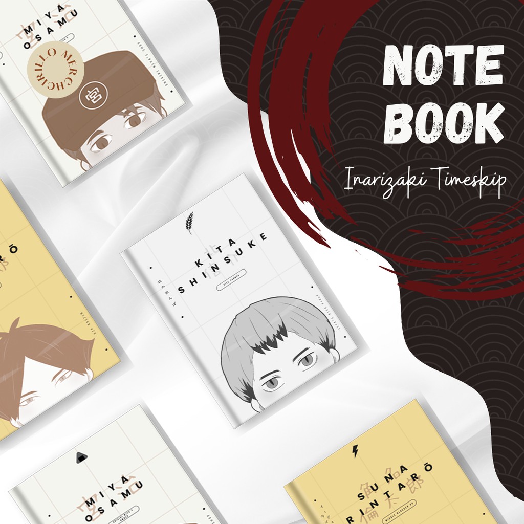 

Notebook Haikyuu Timeskip Inarizaki Series