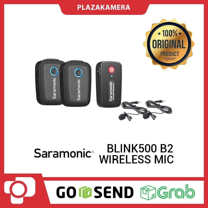 {adenastore} Saramonic Blink 500 B2 Wireless Clip On Mic Diskon