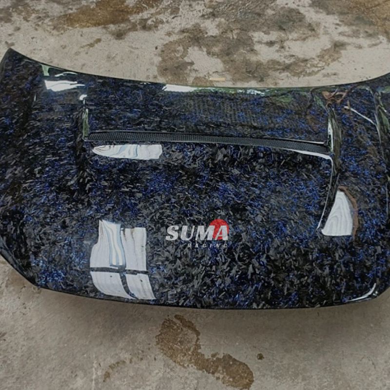 KAP MESIN HONDA ALL NEW BRIO, MOBILIO FACELIFT CARBON FORGED MIX BLUE