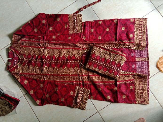 Setelan Kurung & Rok Anisa Songket Batik Jupri Batik Couple(ada Cowok ,anak Foto Terpisah Chat Admin