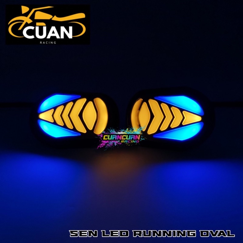 Sein Tempel Lampu Sen Tempel Led Oval Running R15 v3/Cbr150r/Gsx150/Cbr lokal/Cbr thailand/Ninja 250